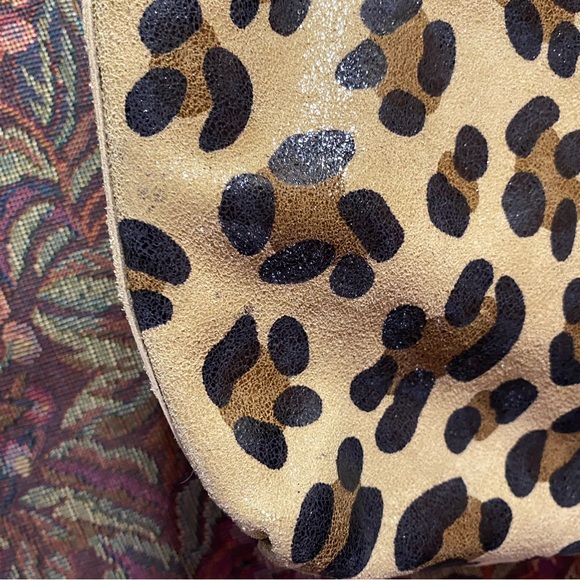 Maurizio Taiuti - Genuine leather - Leopard Print-Glitter tote bag - Picture 5 of 5